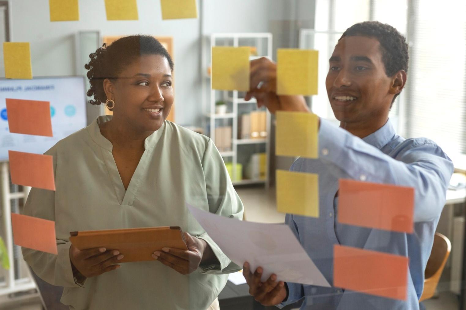 Environnement de travail professionnel avec analyses financières